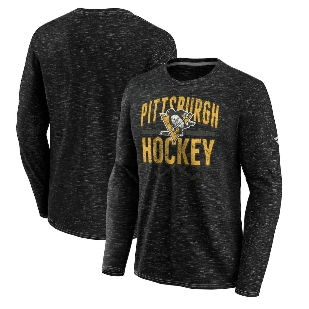 Pittsburgh Penguins Fanatics Iced Out Long Sleeve T-Shirt - NHL T-shirts