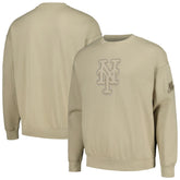 New York Mets Pro Standard Neutral Drop Shoulder Pullover Sweatshirt - MLB Pullover