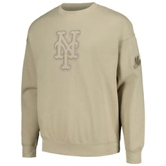 New York Mets Pro Standard Neutral Drop Shoulder Pullover Sweatshirt - MLB Pullover