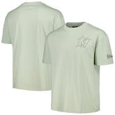 Miami Marlins Pro Standard Oversized Neutral CJ Dropped Shoulders T-Shirt - MLB T-shirts