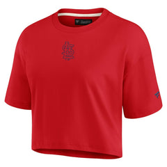 St. Louis Cardinals Fanatics Women's Elements Super Soft Boxy Cropped T-Shirt - MLB T-shirts
