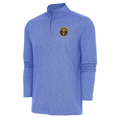 Heather Royal Denver Nuggets Antigua Hunk Quarter-Zip Pullover Top sale | NBA