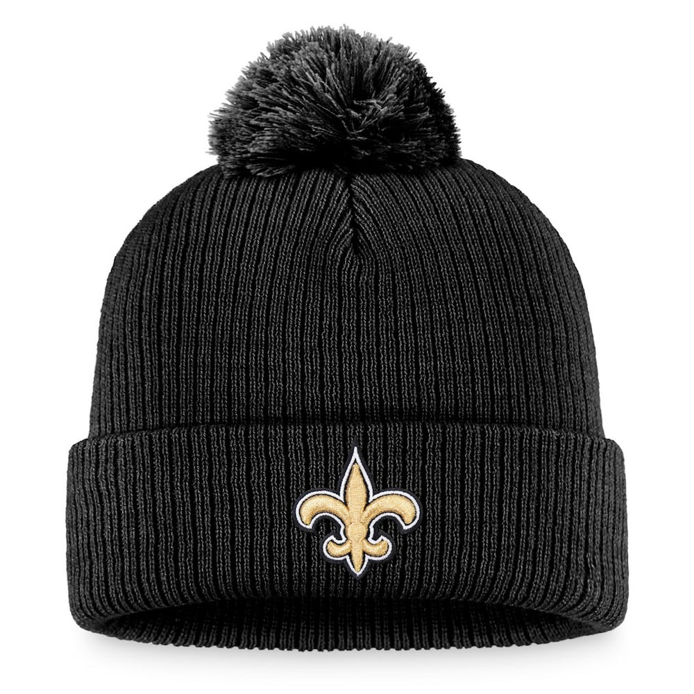 New Orleans Saints Women's Cuffed Knit Hat with Pom | NFL New