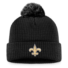 New Orleans Saints Women's Cuffed Knit Hat with Pom | NFL New