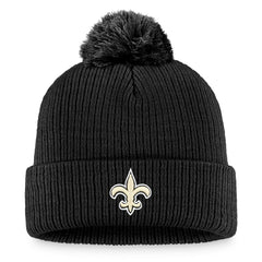New Orleans Saints Women's Logo Cuffed Knit Hat with Pom | NFL On sale