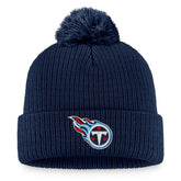 Tennessee Titans Women's Logo Cuffed Knit Hat with Pom | NFL On sale