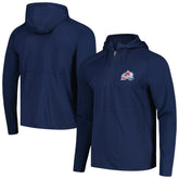 Colorado Avalanche Antigua Spikes Raglan Quarter-Zip Hoodie - NHL Hoodies