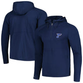 St. Louis Blues Antigua Spikes Raglan Quarter-Zip Hoodie - NHL Hoodies