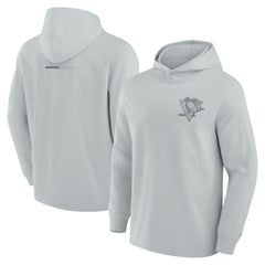 Pittsburgh Penguins Fanatics Elements Lightweight Tri-Blend Fleece Hoodie - NHL Hoodies