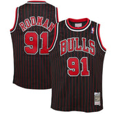 Black Dennis Rodman Chicago Bulls Youth 1995/96 Hardwood Classics Swingman Jersey sale | NBA