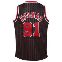 Black Dennis Rodman Chicago Bulls Youth 1995/96 Hardwood Classics Swingman Jersey sale | NBA