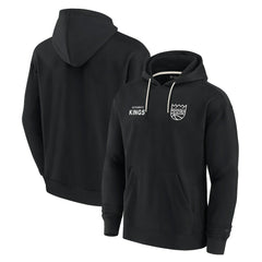 Black Sacramento Kings Unisex Elements Super Soft Fleece Pullover Hoodie sale | NBA
