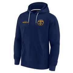Navy Denver Nuggets Unisex Elements Super Soft Fleece Pullover Hoodie sale | NBA