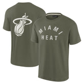Olive Miami Heat Unisex Elements Super Soft Short Sleeve T-Shirt | NBA