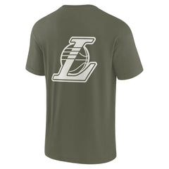 Olive Los Angeles Lakers Unisex Elements Super Soft Short Sleeve T-Shirt | NBA