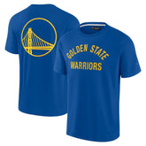 Royal Golden State Warriors Unisex Elements Super Soft Short Sleeve T-Shirt sale | NBA