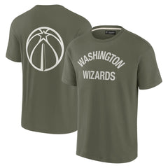 Olive Washington Wizards Unisex Elements Super Soft Short Sleeve T-Shirt | NBA