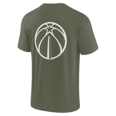 Olive Washington Wizards Unisex Elements Super Soft Short Sleeve T-Shirt | NBA
