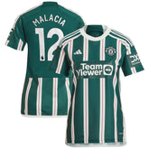 Tyrell Malacia Manchester United Women's 2023/24 Away Replica Player Jersey
