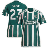 Luke Shaw Manchester United Women's 2023/24 Away Replica Player Jersey