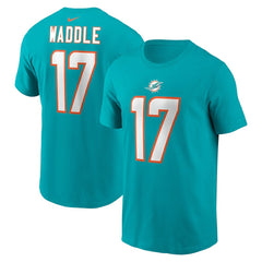 Miami Dolphins Jaylen Waddle Player Name & Number T-Shirt | NFL Near me