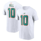 Miami Dolphins Tyreek Hill Player Name & Number T-Shirt | NFL Discount