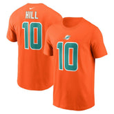 Miami Dolphins Tyreek Hill Player Name & Number T-Shirt | NFL Discount