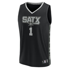Black Victor Wembanyama San Antonio Spurs Youth Fast Break Player Jersey | NBA