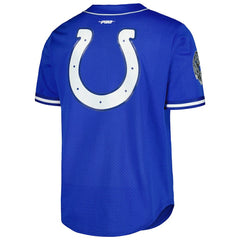 Indianapolis Colts Anthony Richardson Pro Standard Mesh Baseball Button-Up T-Shirt | NFL US