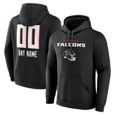 Atlanta Falcons Personalized Name & Number Team Wordmark Pullover Hoodie | NFL Online