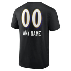 Baltimore Ravens Personalized Name & Number Team Wordmark T-Shirt | NFL Near me