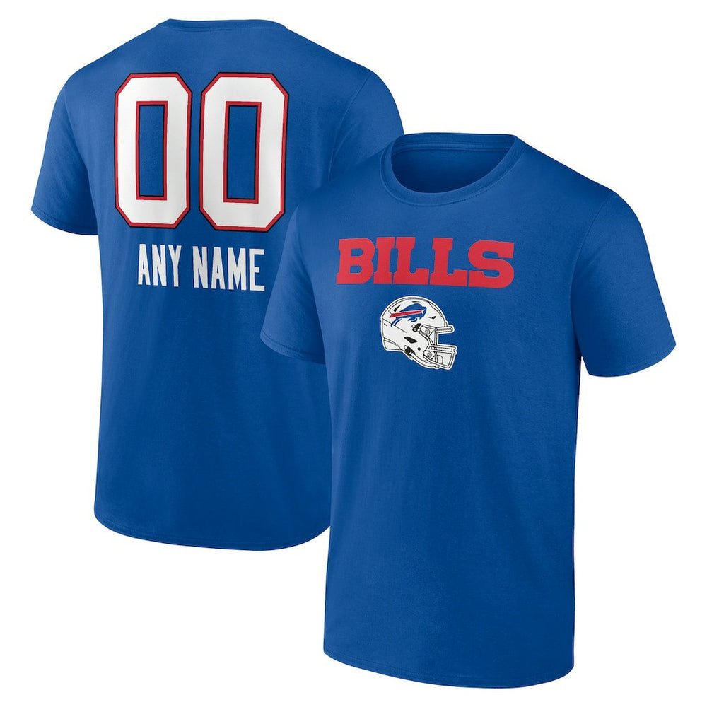 Buffalo Bills Personalized Name & Number Team Wordmark T-Shirt | NFL US