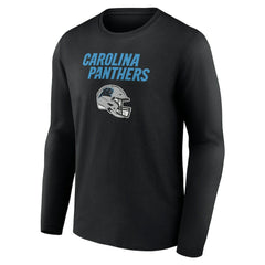 Carolina Panthers Personalized Name & Number Team Wordmark Long Sleeve T-Shirt | NFL Near me