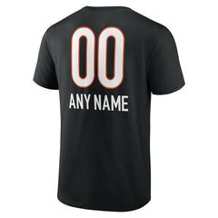 Cincinnati Bengals Personalized Name & Number Team Wordmark T-Shirt | NFL On sale