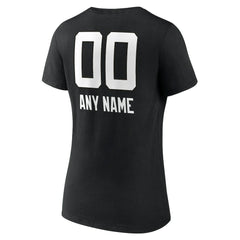 Jacksonville Jaguars Women's Personalized Name & Number Team Wordmark V-Neck T-Shirt | NFL Sale