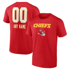 Kansas City Chiefs Personalized Name & Number Team Wordmark T-Shirt | NFL Online