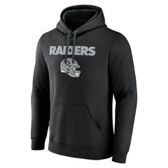 Las Vegas Raiders Personalized Name & Number Team Wordmark Pullover Hoodie | NFL Online