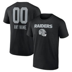 Las Vegas Raiders Personalized Name & Number Team Wordmark T-Shirt | NFL New