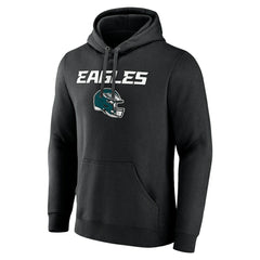 Philadelphia Eagles Personalized Name & Number Team Wordmark Pullover Hoodie | NFL On sale