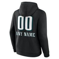 Philadelphia Eagles Personalized Name & Number Team Wordmark Pullover Hoodie | NFL On sale