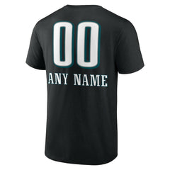 Philadelphia Eagles Personalized Name & Number Team Wordmark T-Shirt | NFL New