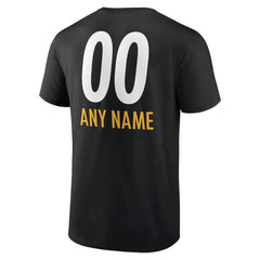 Pittsburgh Steelers Personalized Name & Number Team Wordmark T-Shirt | NFL Near me