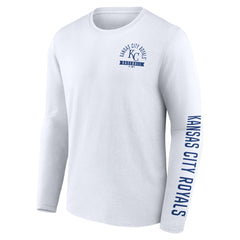 Kansas City Royals Fanatics Press Box Long Sleeve T-Shirt - MLB T-shirts
