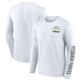Pittsburgh Pirates Fanatics Press Box Long Sleeve T-Shirt - MLB T-shirts