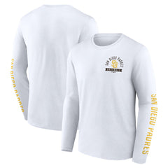 San Diego Padres Fanatics Press Box Long Sleeve T-Shirt - MLB T-shirts