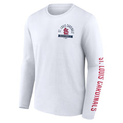 St. Louis Cardinals Fanatics Press Box Long Sleeve T-Shirt - MLB T-shirts