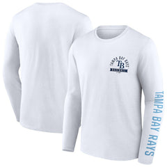 Tampa Bay Rays Fanatics Press Box Long Sleeve T-Shirt - MLB T-shirts