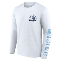 Tampa Bay Rays Fanatics Press Box Long Sleeve T-Shirt - MLB T-shirts