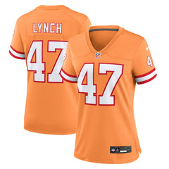 Tampa Bay Buccaneers John Lynch Women's Throwback Game Jersey | NFL Outlet