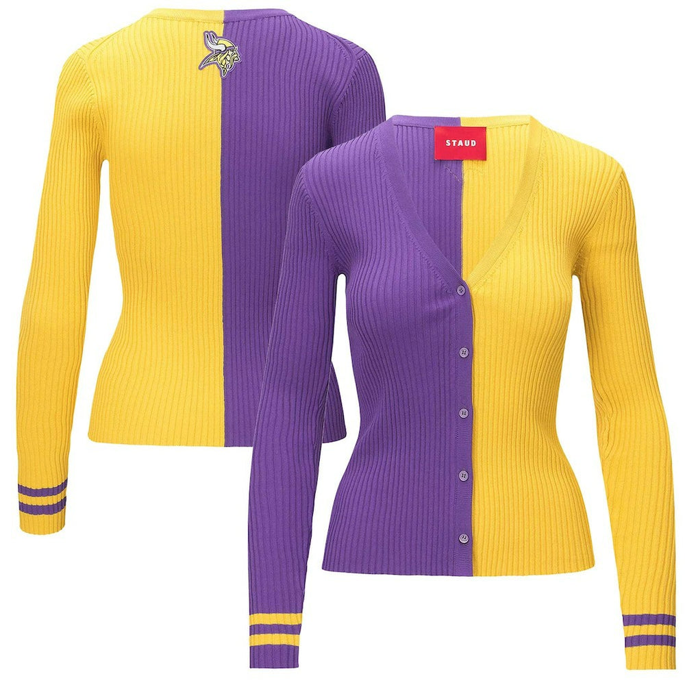 Minnesota Vikings STAUD Women's Cargo Sweater | NFL Discount